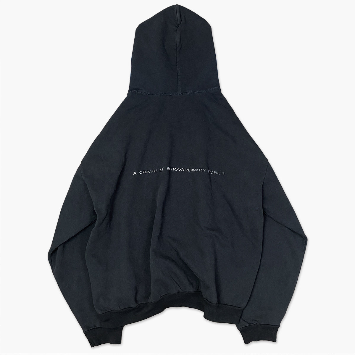 Burning Desire Fleece Hoodie Sweatshirt Back View FOURYOU