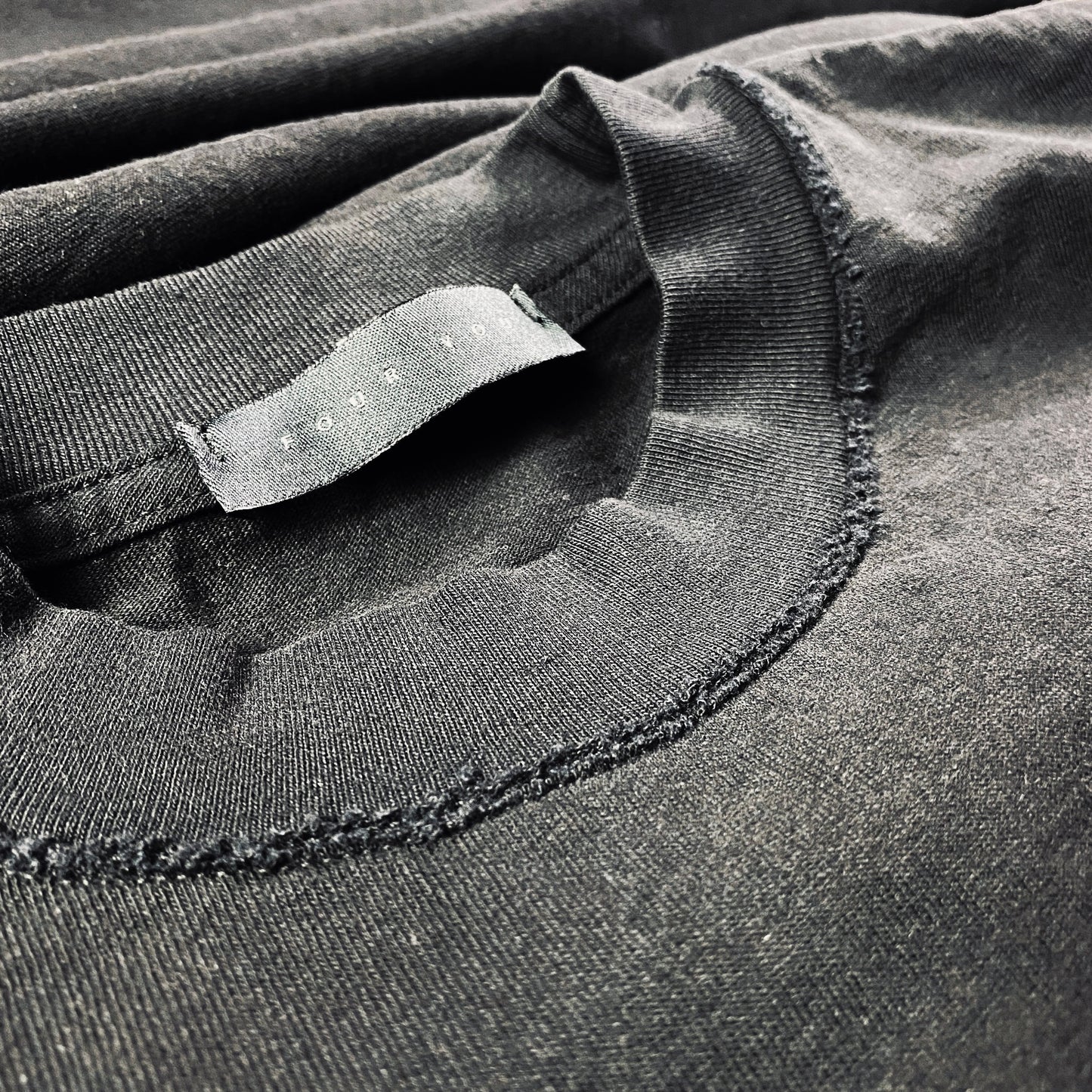 Imagine Heavy T, Black Tag Detail FOURYOU