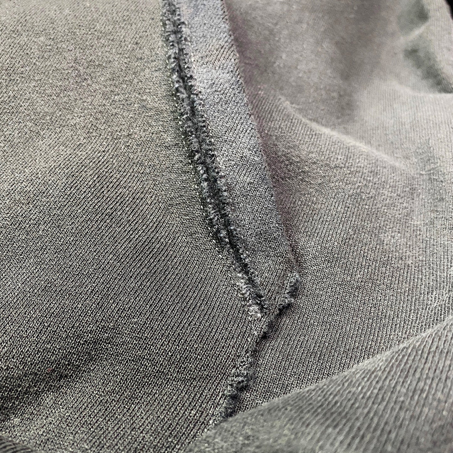 Fleece Hooded Sweatshirt Pyromania Burning Desire Pocket Distressing Details FOURYOU